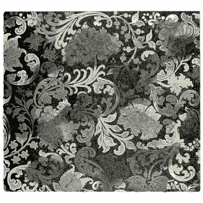 Dark acanthus and peony repeat - Pattern Design: A Book for Students - 1903