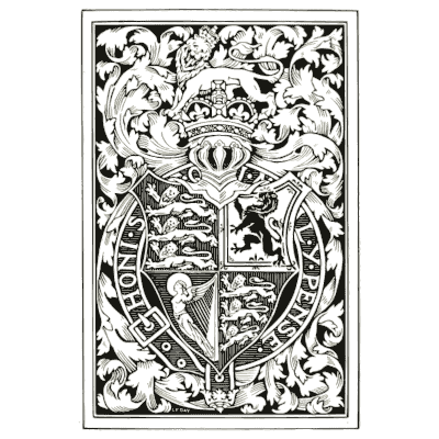 Royal coat of arms panel - Pattern Design: A Book for Students - 1903