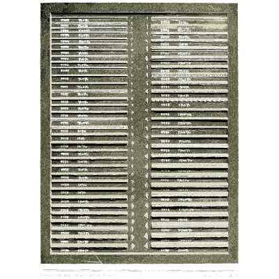 Sheet of moulding strips - Illustrated Catalogue of Period Ornaments - 1924