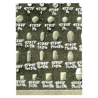 Sheet of round paterae - Illustrated Catalogue of Period Ornaments - 1924