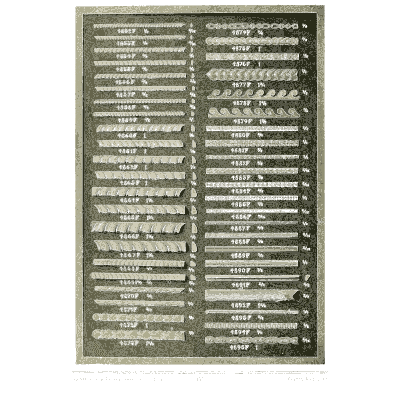 Sheet of short moulding runs - Illustrated Catalogue of Period Ornaments - 1924