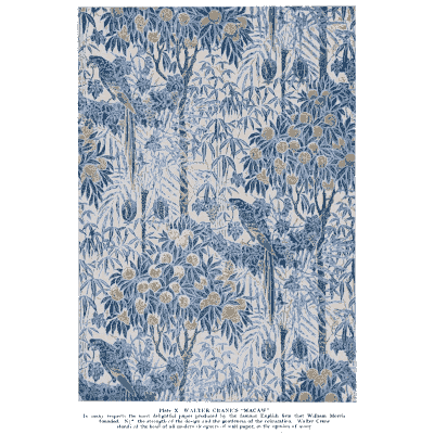 Blue floral printed cloth - Decorative Textiles - 1918