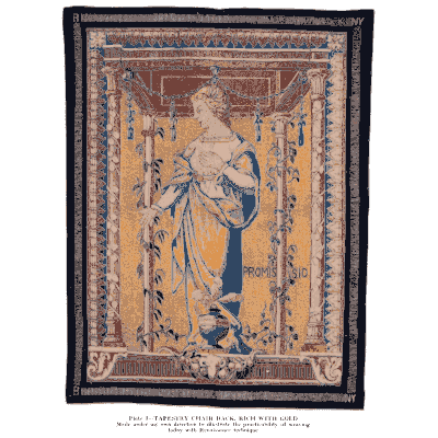 Tapestry with standing woman - Decorative Textiles - 1918