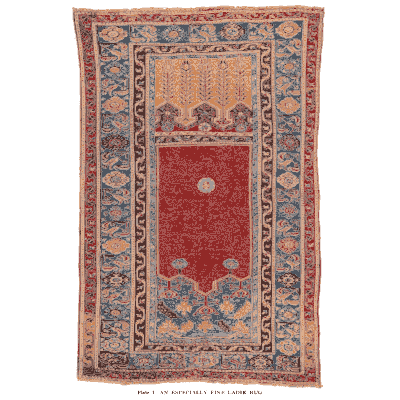 Rug with red field - Decorative Textiles - 1918