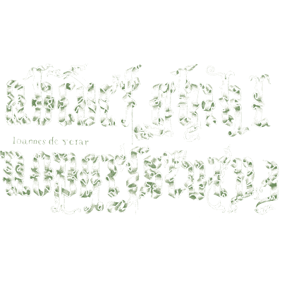 Green foliate capitals - The Book of Ornamental Alphabets - 1914