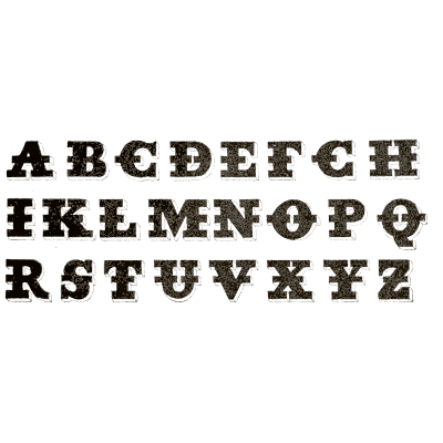 Shadowed tuscan capitals 01 - The Signist's Book of Modern Alphabets - 1906