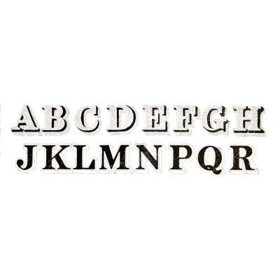 Shadowed roman capitals 02 - The Signist's Book of Modern Alphabets - 1906