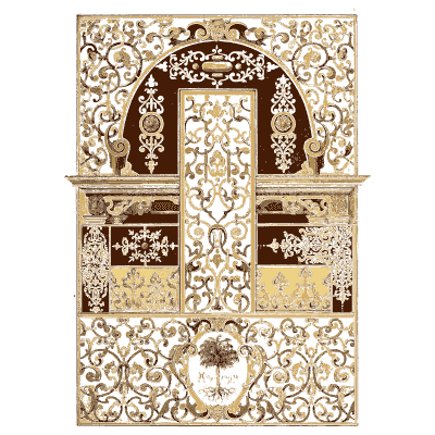 Openwork arch of foliate scrolls - Der Ornamentenschatz - 1887