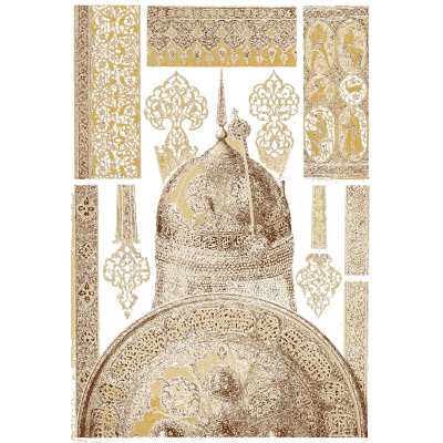 Persian dome over arabesque niches - Der Ornamentenschatz - 1887