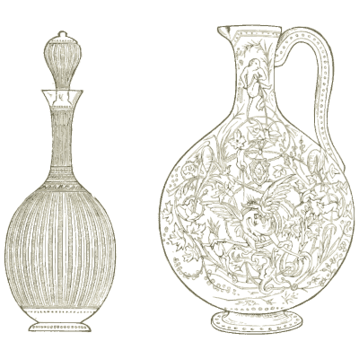 Decanter and ewer - Principles of Decorative Design - 1873