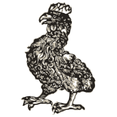 Frizzle hen - Icones Animalium - 1560