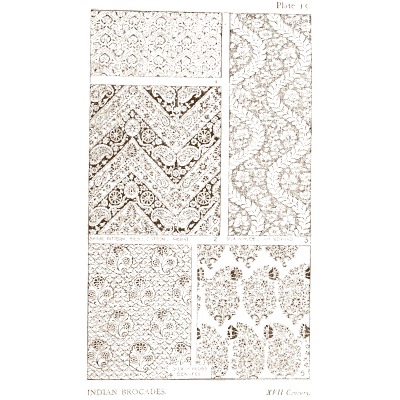 Lace pattern panels - Historic Textile Fabrics - 1923