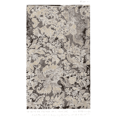 Worn cloth of scrolling forms - Historic Textile Fabrics - 1923