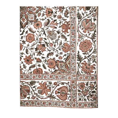 Embroidered cloth of red flowers - Historic Textile Fabrics - 1923