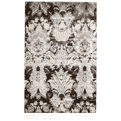 Damask of crowned palmettes - Historic Textile Fabrics - 1923
