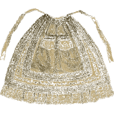 Embroidered petticoat - Godey's Lady's Book, 1864 - 1864