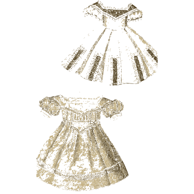 Children's dresses - Godey's Lady's Book, 1864 - 1864