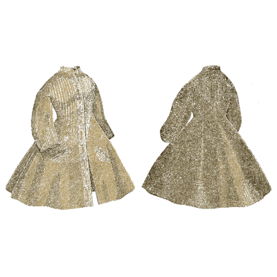 Child's coat front and back - Godey's Lady's Book, 1864 - 1864