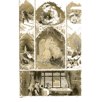 Arched vignette page - Godey's Lady's Book, 1864 - 1864