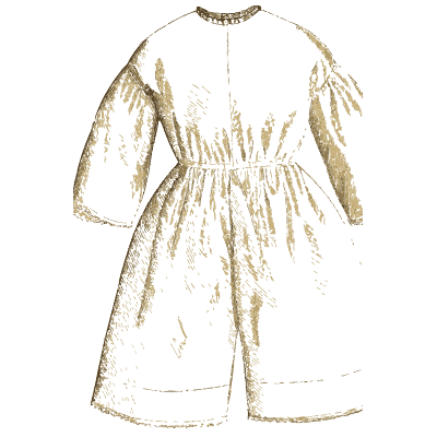 Loose wrapper gown - Godey's Lady's Book, 1864 - 1864