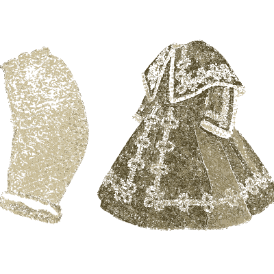 Child's cape and jacket - Godey's Lady's Book, 1864 - 1864
