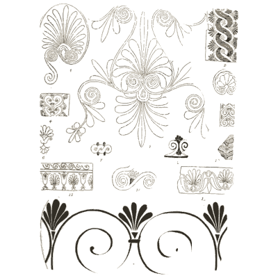 Palmettes and lotus scrolls - The Grammar of the Lotus - 1891