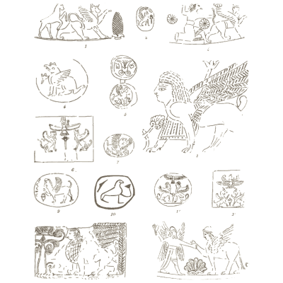 Engraved seal and gem studies - The Grammar of the Lotus - 1891