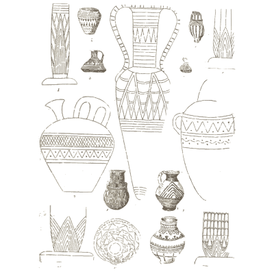 Painted vase and amphora studies - The Grammar of the Lotus - 1891