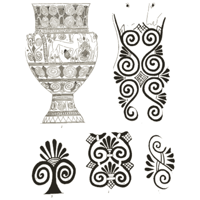 Vase with spiral panels - The Grammar of the Lotus - 1891