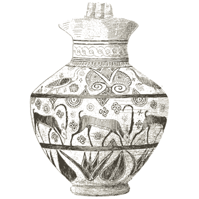 Painted jar with animal frieze - The Grammar of the Lotus - 1891