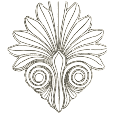 Palmette anthemion with volutes - The Grammar of the Lotus - 1891