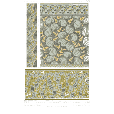Hanging bell pattern plate - La Plante et ses Applications Ornementales - 1896