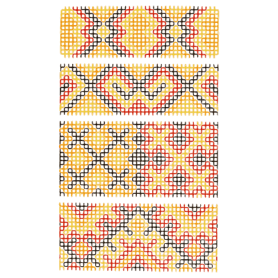 Colour sampler plate