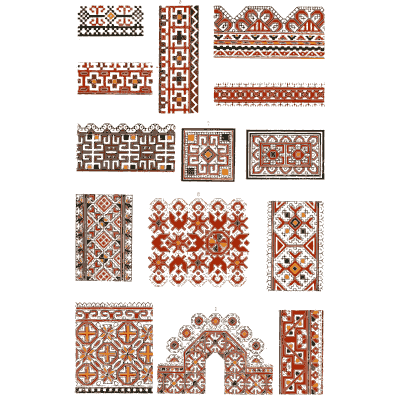 Band and arch sampler plate