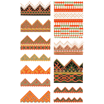 Chevron band plate