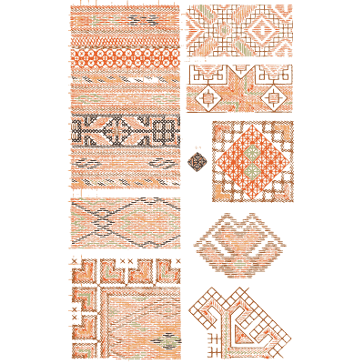 Mixed motif plate