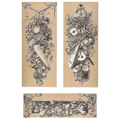 Trophy garland panels - Dekorative Vorbilder, Volume 4 - 1892