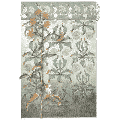 Flowering plant panel - Dekorative Vorbilder, Volume 4 - 1892