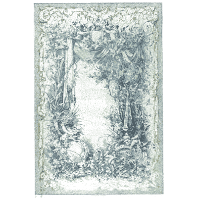Blue woodland arch - Dekorative Vorbilder, Volume 4 - 1892