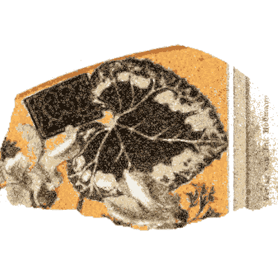 Painted fan leaf - Dekorative Vorbilder, Volume 4 - 1892