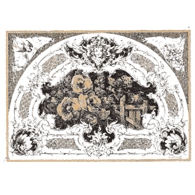 Oval ceiling ornament - Dekorative Vorbilder, Volume 4 - 1892