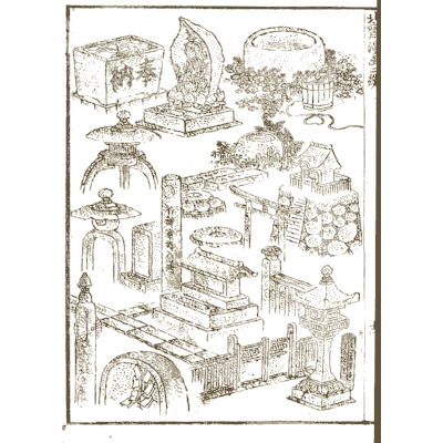 Shrine offerings and altar objects - Hokusai Manga, Volume 2 - 1868