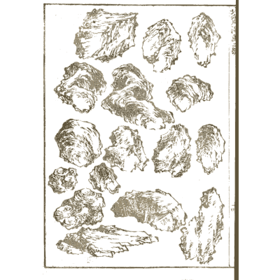 Rock studies 01 - Hokusai Manga, Volume 2 - 1868