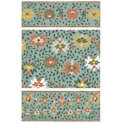 Floral enamel bands - Examples of Chinese Ornament - 1867