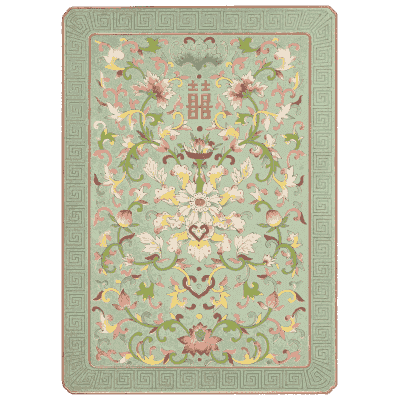 Framed floral panel - Examples of Chinese Ornament - 1867