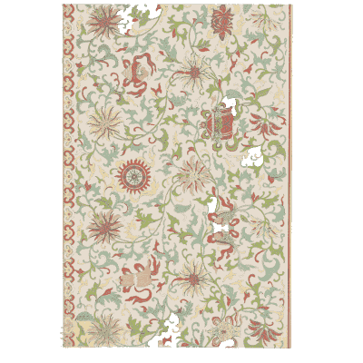 Scattered flowers and vessels - Examples of Chinese Ornament - 1867