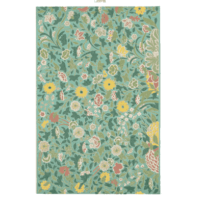 Scattered flowers on green - Examples of Chinese Ornament - 1867