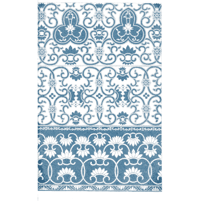 Blue and white bat and scroll bands - Examples of Chinese Ornament - 1867