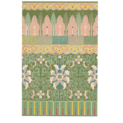 Stacked ornament bands - Examples of Chinese Ornament - 1867