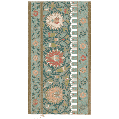 Lotus border panel 02 - Examples of Chinese Ornament - 1867